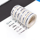 Scripts Collection - Volume 1 | Washi (set of 6)