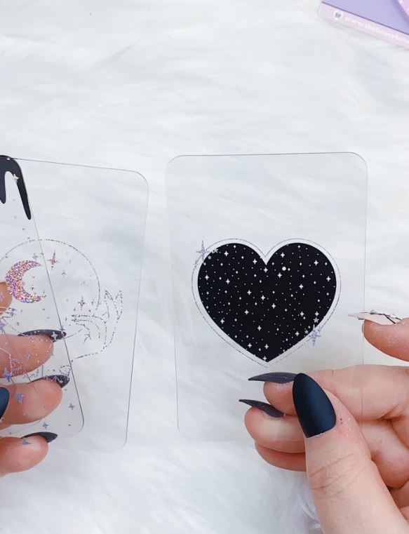 Pastel Goth Washi Cards / Bookmarks