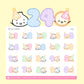 Birthday Balloons Countdown | Sticker Sheet