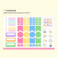 Birthday Party | Hobonichi Cousins Sticker Kit