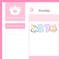 Birthday Balloons Countdown | Sticker Sheet