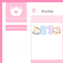 Birthday Balloons Countdown | Sticker Sheet