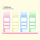 Birthday Party | Hobonichi Cousins Sticker Kit