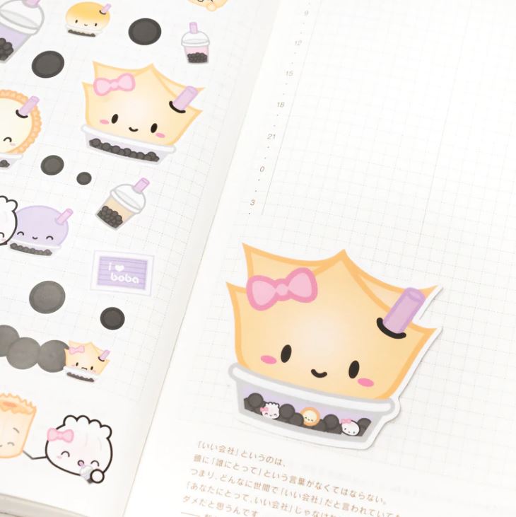 Bubble Tea - Wonton Boba | Vinyl Sticker
