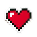 8 Bit Heart - Vinyl Sticker