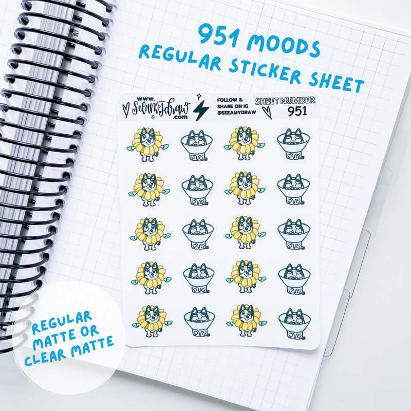 Moods | Sticker Sheet