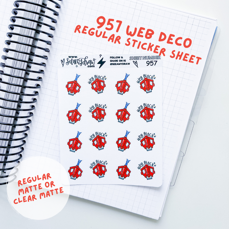 Web Deco | Sticker Sheet