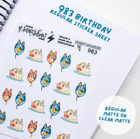 Birthday | Sticker Sheet