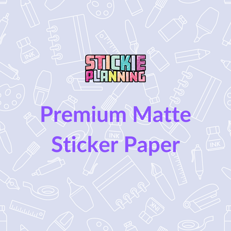 Premium Matte Sticker Paper
