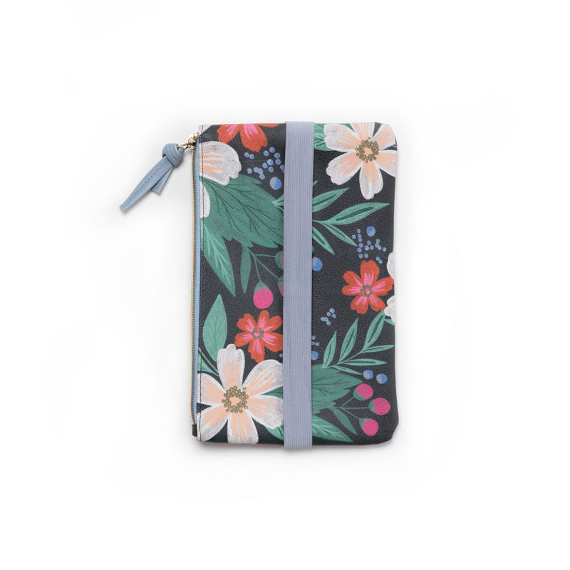 Florals Pouch with Pen Loop