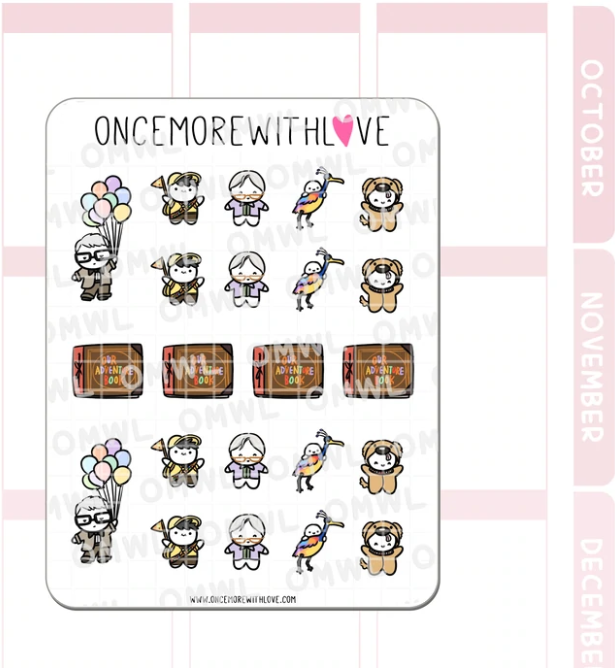 Adventure Is Out There | Sticker Sheet