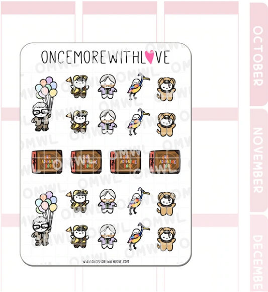 Adventure Is Out There | Sticker Sheet
