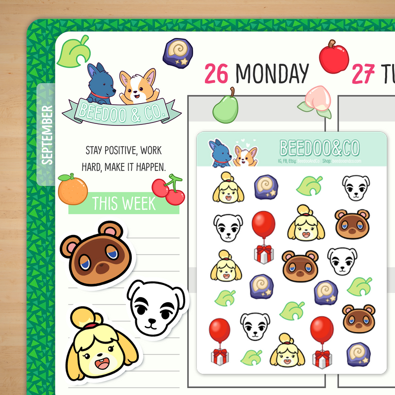Animal Crossing Mix | Sticker Sheet