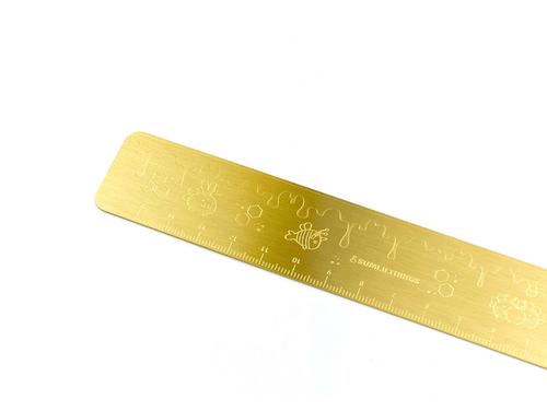 Bee Lil' Cute | Brass Ruler