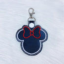 Minnie Feltie Snap-Tab Charm