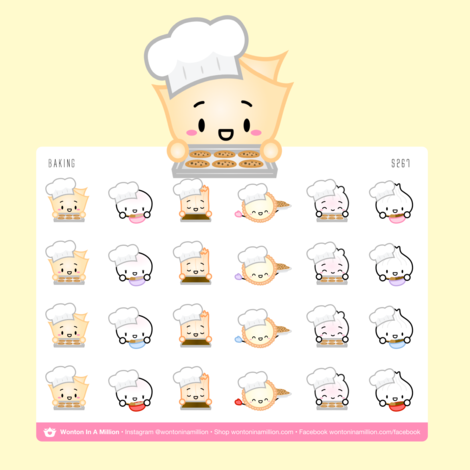 Baking | Sticker Sheet