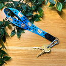 Blue Corgi | Wristlet Lanyard