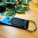 Blue Corgi | Wristlet Lanyard