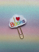 I Love Books | Planner Clip