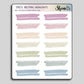CLEAR Highlight Stickers