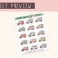 Car Wash | Sticker Sheet