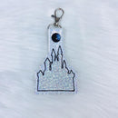 Castle Snap Feltie Snap-Tab Charm