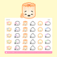 Cheese! Victory Emoji | Sticker Sheet