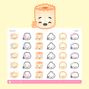 Cheese! Victory Emoji | Sticker Sheet