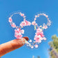 Cherry Blossom Sakura Floral Wreath | Transparent Sticker