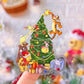 Christmas Pooh And Friends | Transparent Sticker