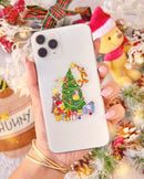 Christmas Pooh And Friends | Transparent Sticker