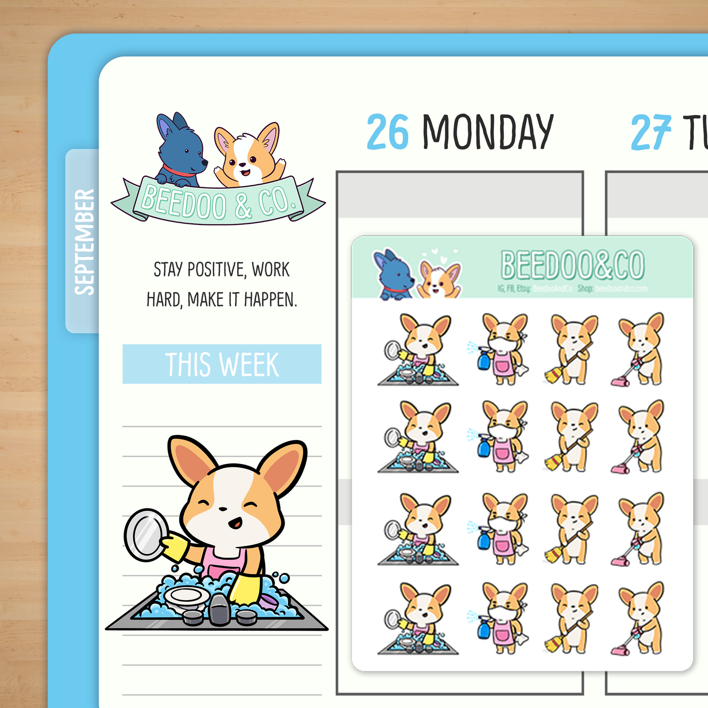 Cleaning | Sticker Sheet