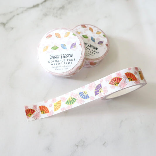 Colorful Fans | Washi