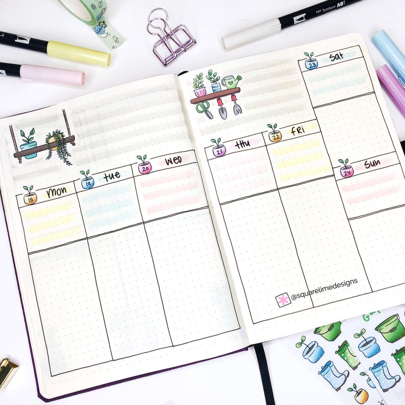 Colourful Gardening | Sticker Sheet