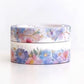 Constellation White Floral Washi Tape