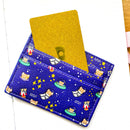 Corgi In Space Slim Card Wallet