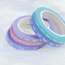 Cotton Candy Baby Bat Bow Perforated Header | Washi Tape