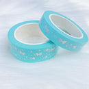 Cotton Candy Blue Bat Bow Magic | Washi Tape Bundle
