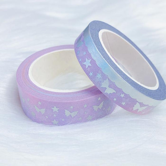 Cotton Candy Specialty Bat Bow Magic | Washi Tape Bundle