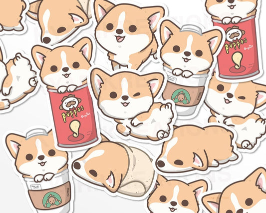 Cute Corgi | Stickers