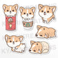 Cute Corgi | Stickers