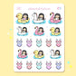 Cute Summer Floaters | Sticker Sheet