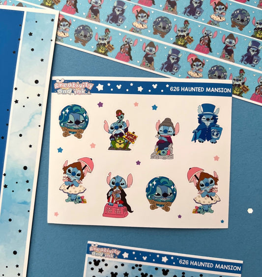 Stitch Haunted Mansion | Sticker Sheet