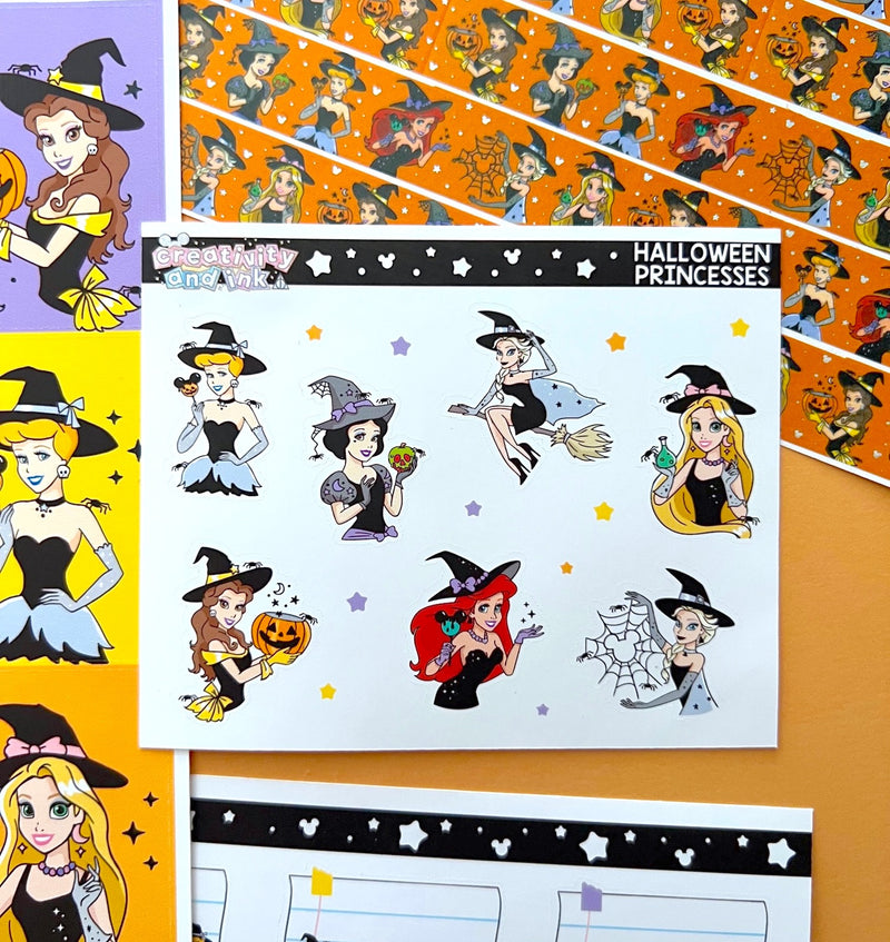 Halloween Princesses | Sticker Sheet