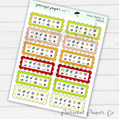 Island Dailies | Sticker Sheet