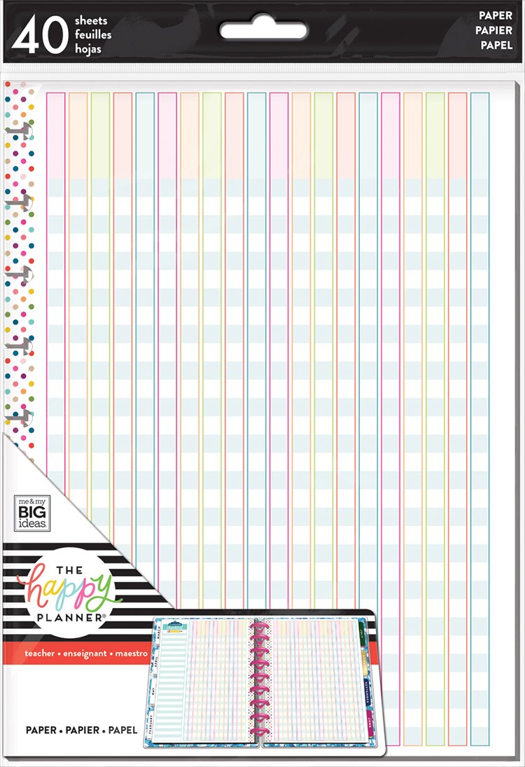 Classic Note Paper - Teacher Checklist