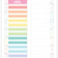 Mini Filler Paper - Color Stripe