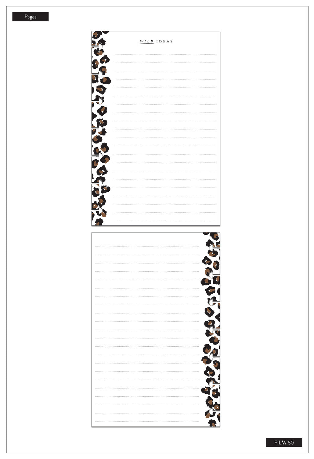 Mini Filler Paper - Leopard