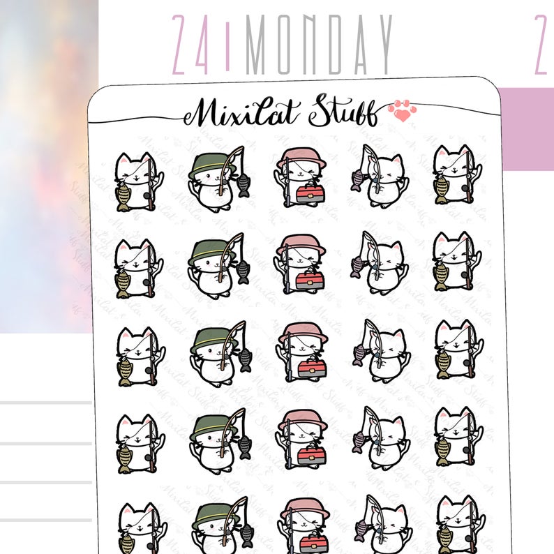 Fishing Fish | Sticker Sheet