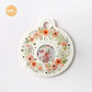 Flower Wreath - Washi Paper Flake Stickers